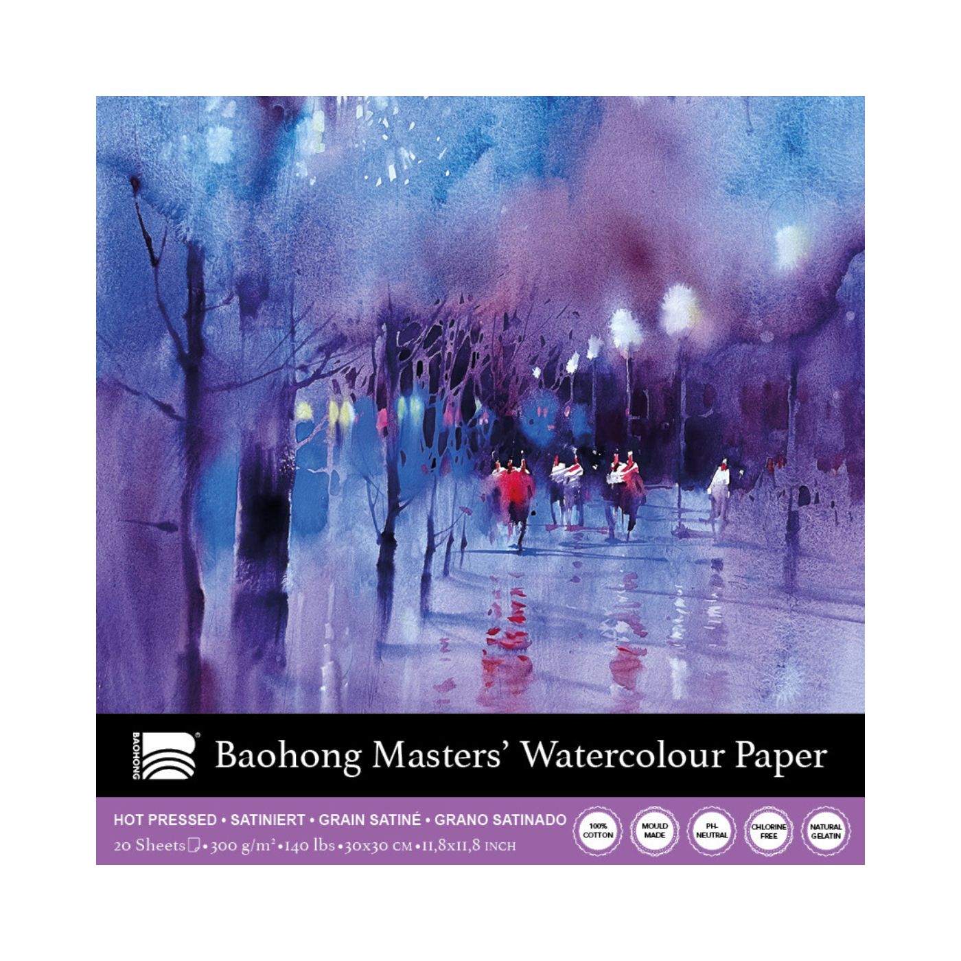 Baohong Masters akvarellblock