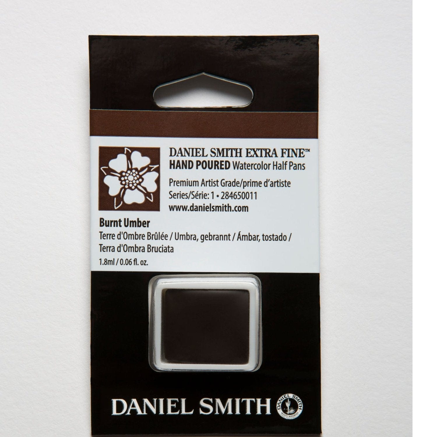 Daniel Smith Akvarelmaling Burnt Umber