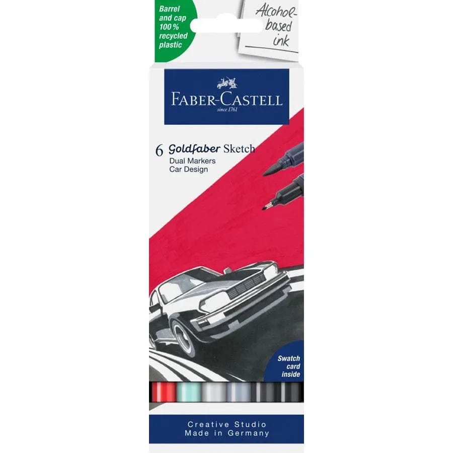 Faber-Castell Faber-Castell Sketch marker Goldfaber Car Design 6 ass