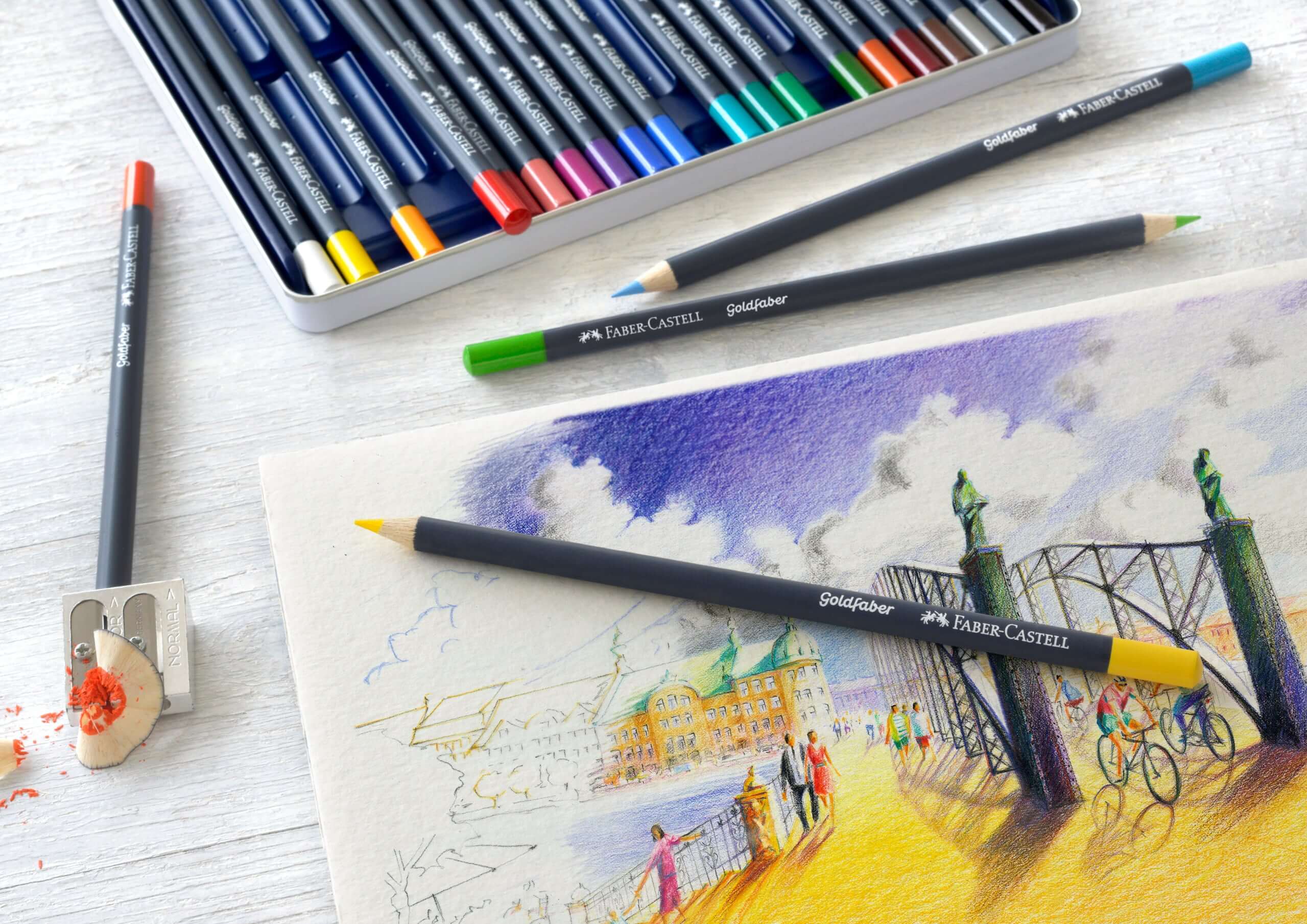 Faber-Castell Farveblyanter Faber-Castell Goldfaber Colour Pencils sæt