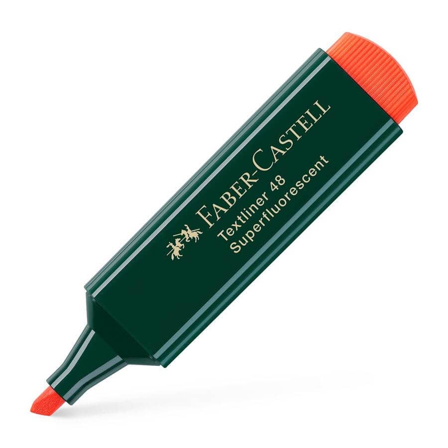 Faber-Castell Tuscher Orange Faber-Castell Textliner