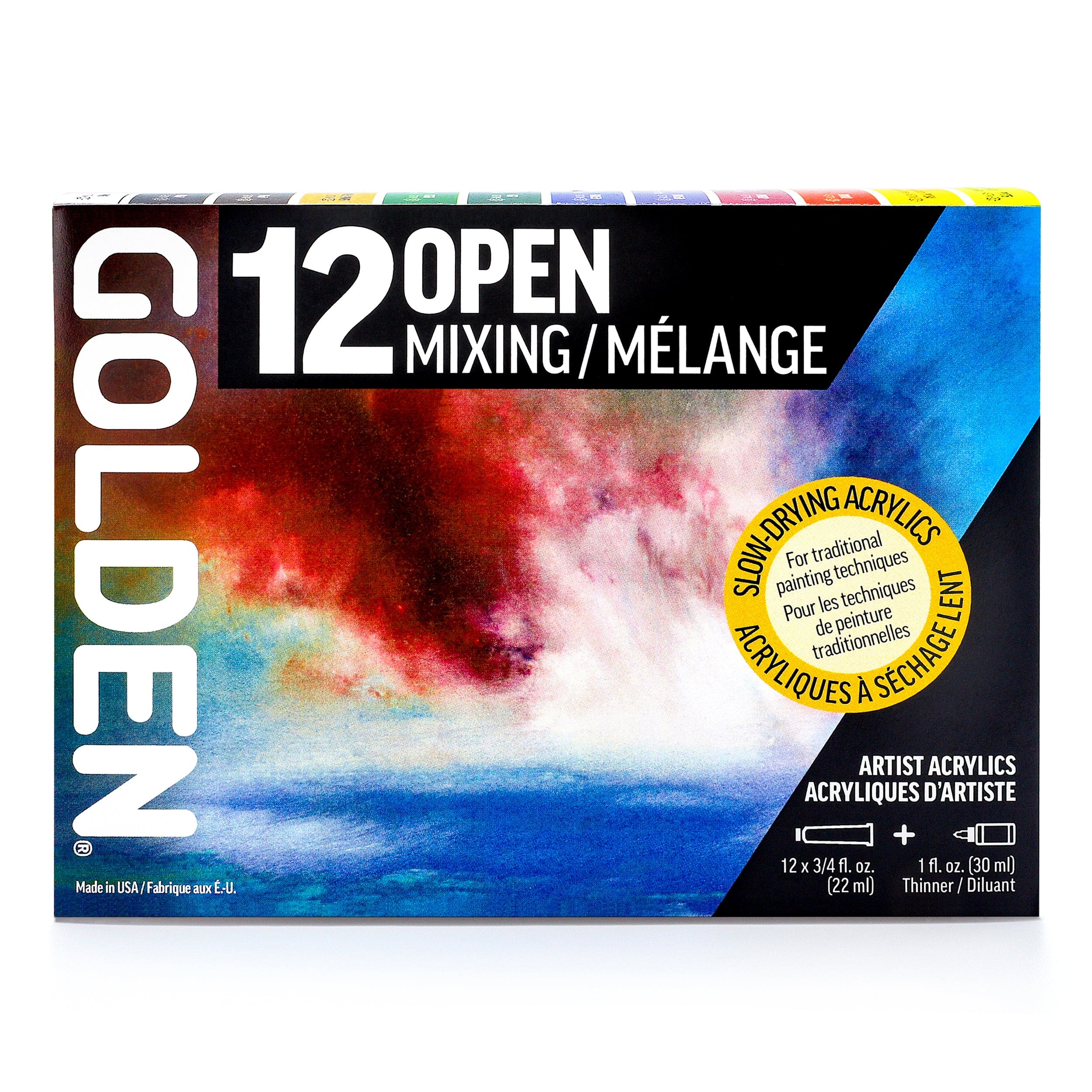 Golden Akrylmaling GOLDEN OPEN Mixing sæt 925