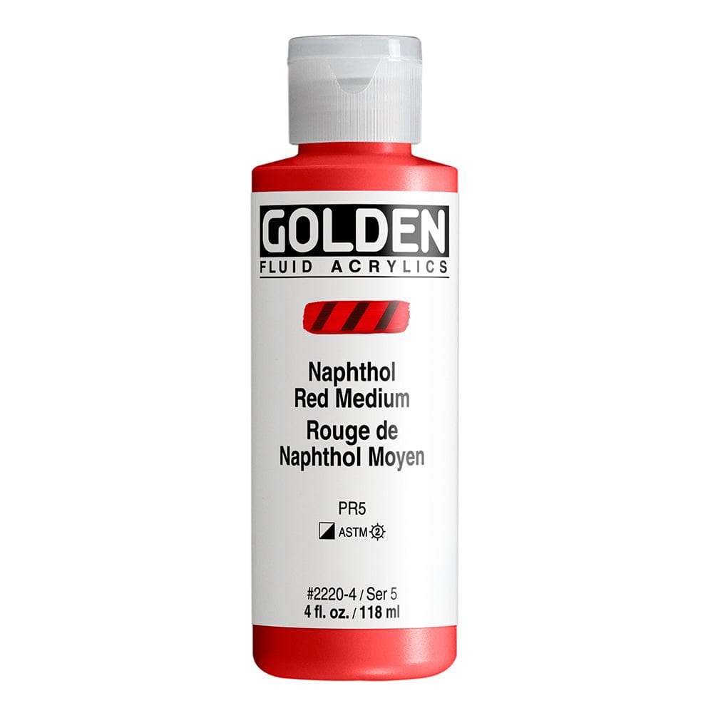 Golden Fluid 118ml Naphthol Red Medium