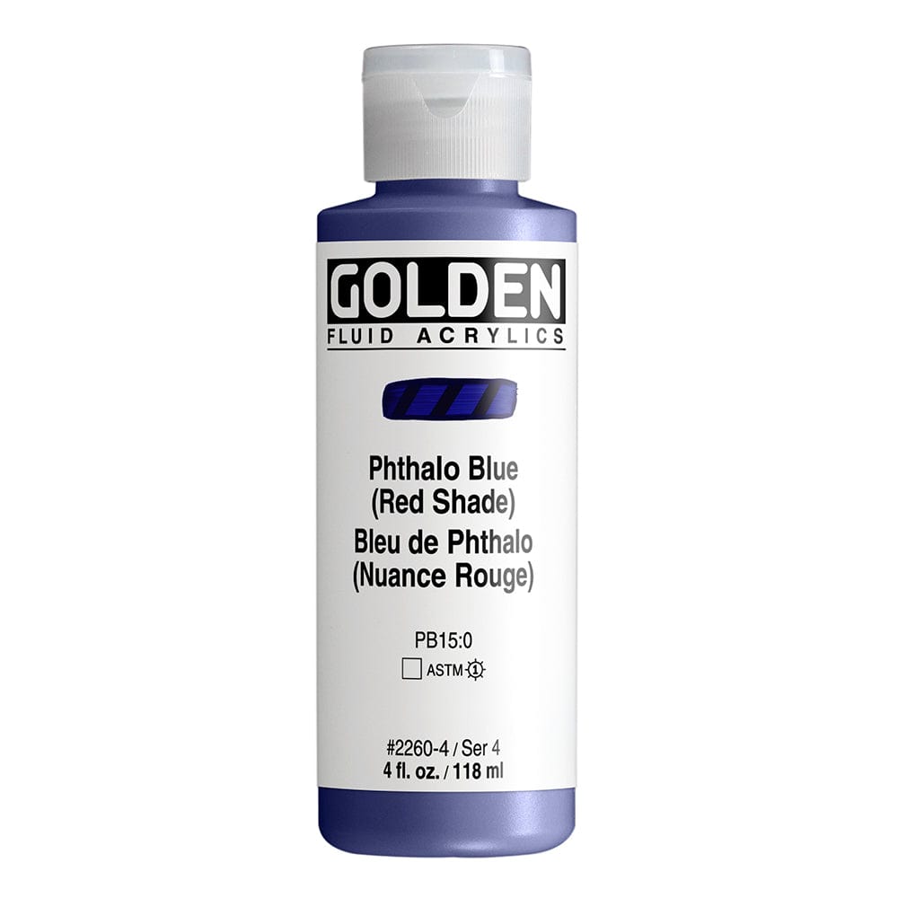 Golden Fluid 118ml Phthalo Blue (Red Shade)