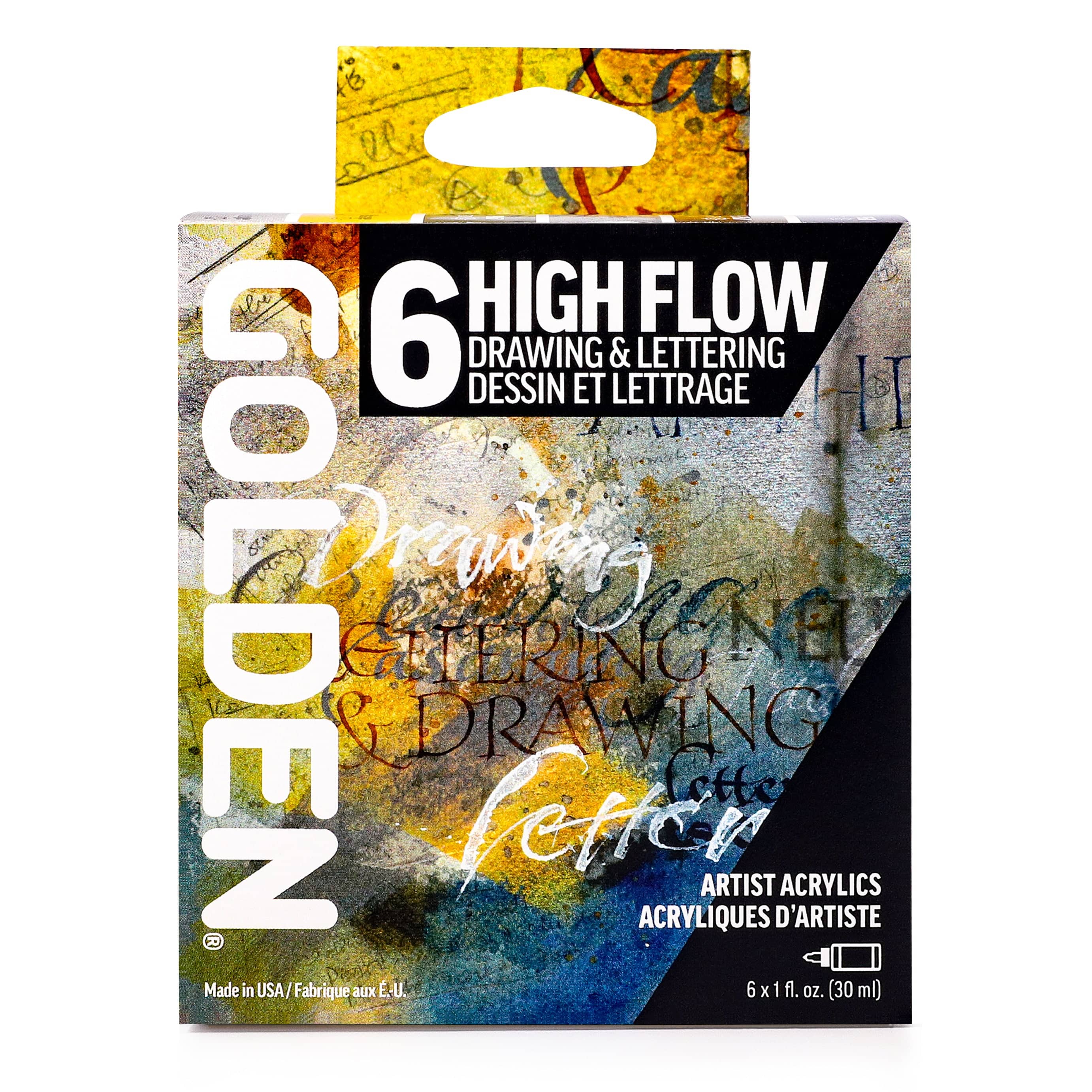 Golden GOLDEN High Flow Drawing & Lettering sæt 948