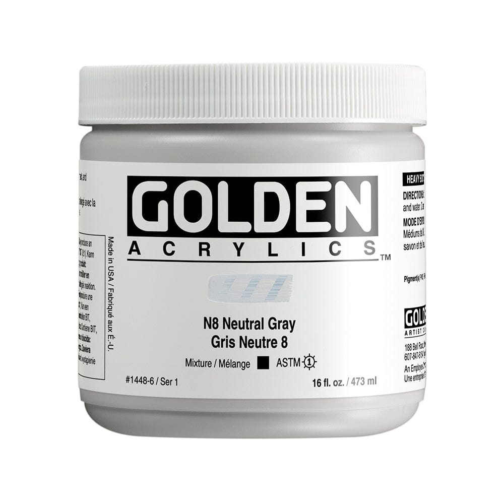 Golden Heavy Body 473ml N8 Neutral Gray