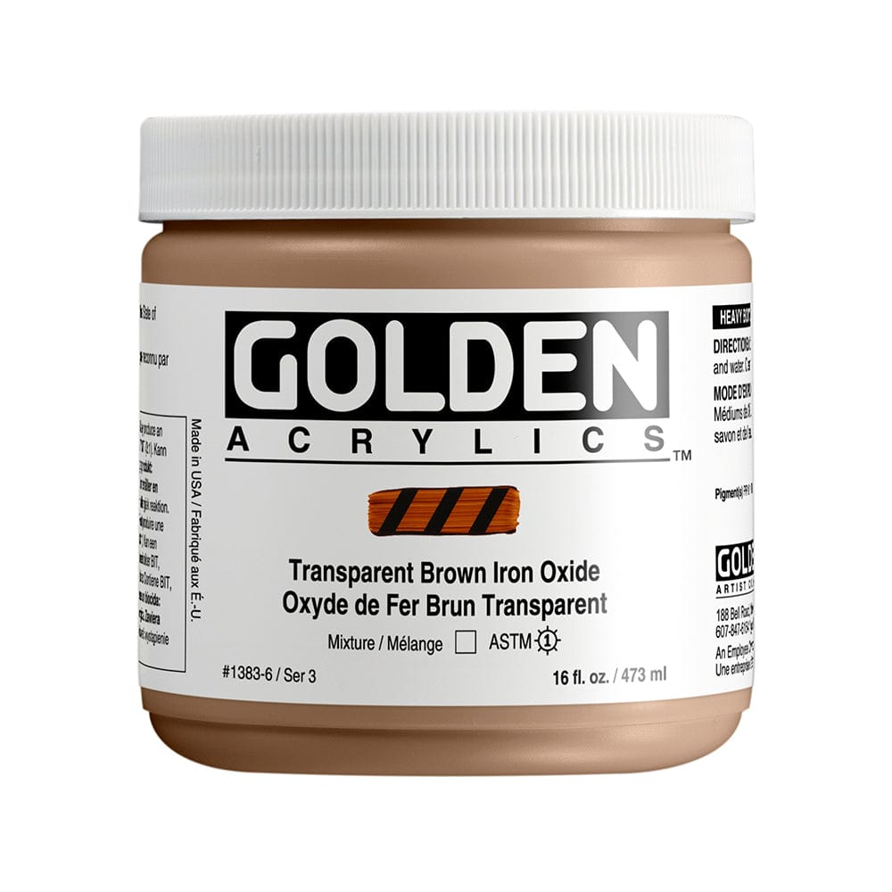 Golden Heavy Body 473ml Transparent Brown Iron Oxide