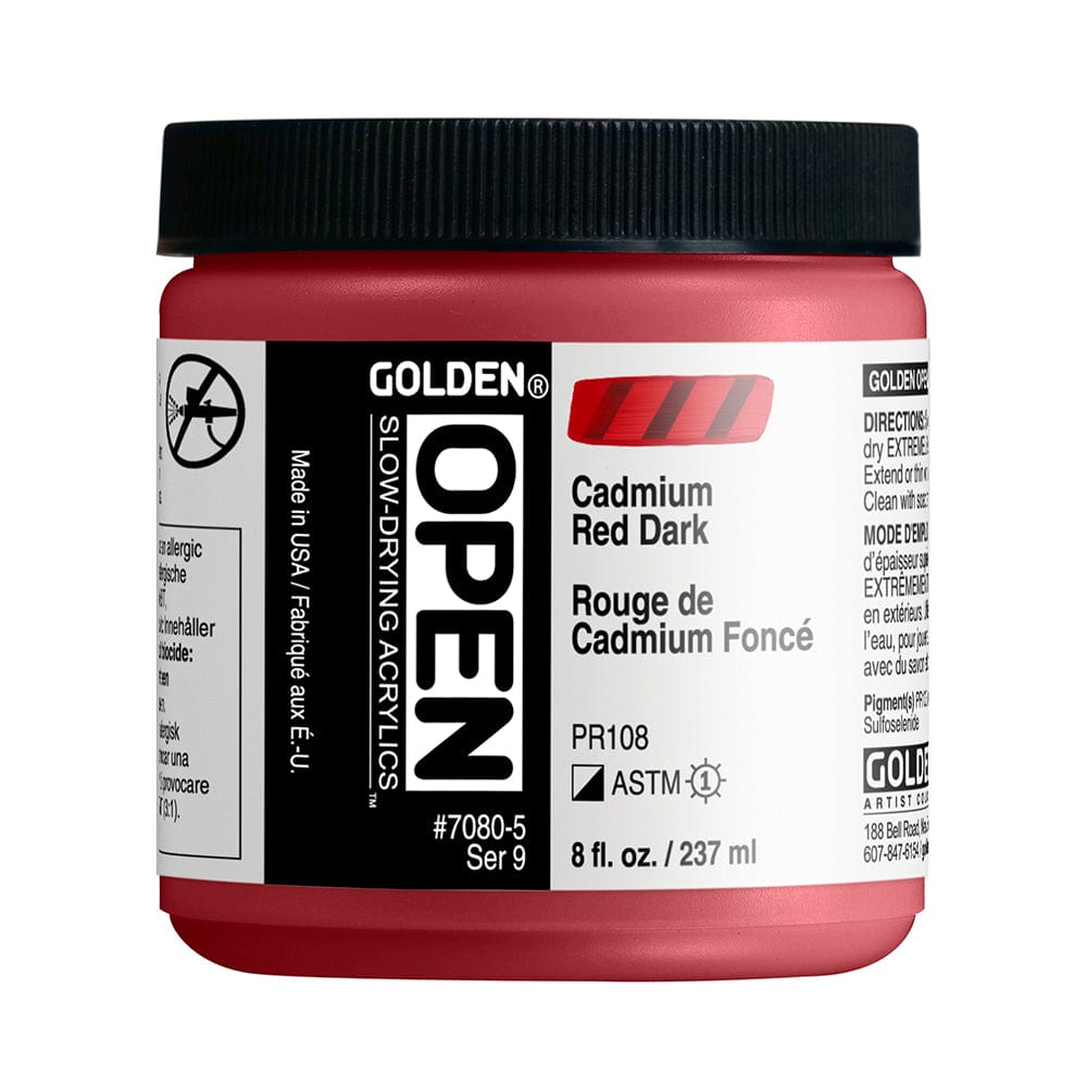Golden Open 236ml Cadmium Red Dark