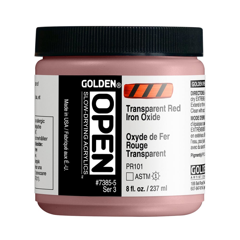 Golden Open 236ml Transparent Red Iron Oxide