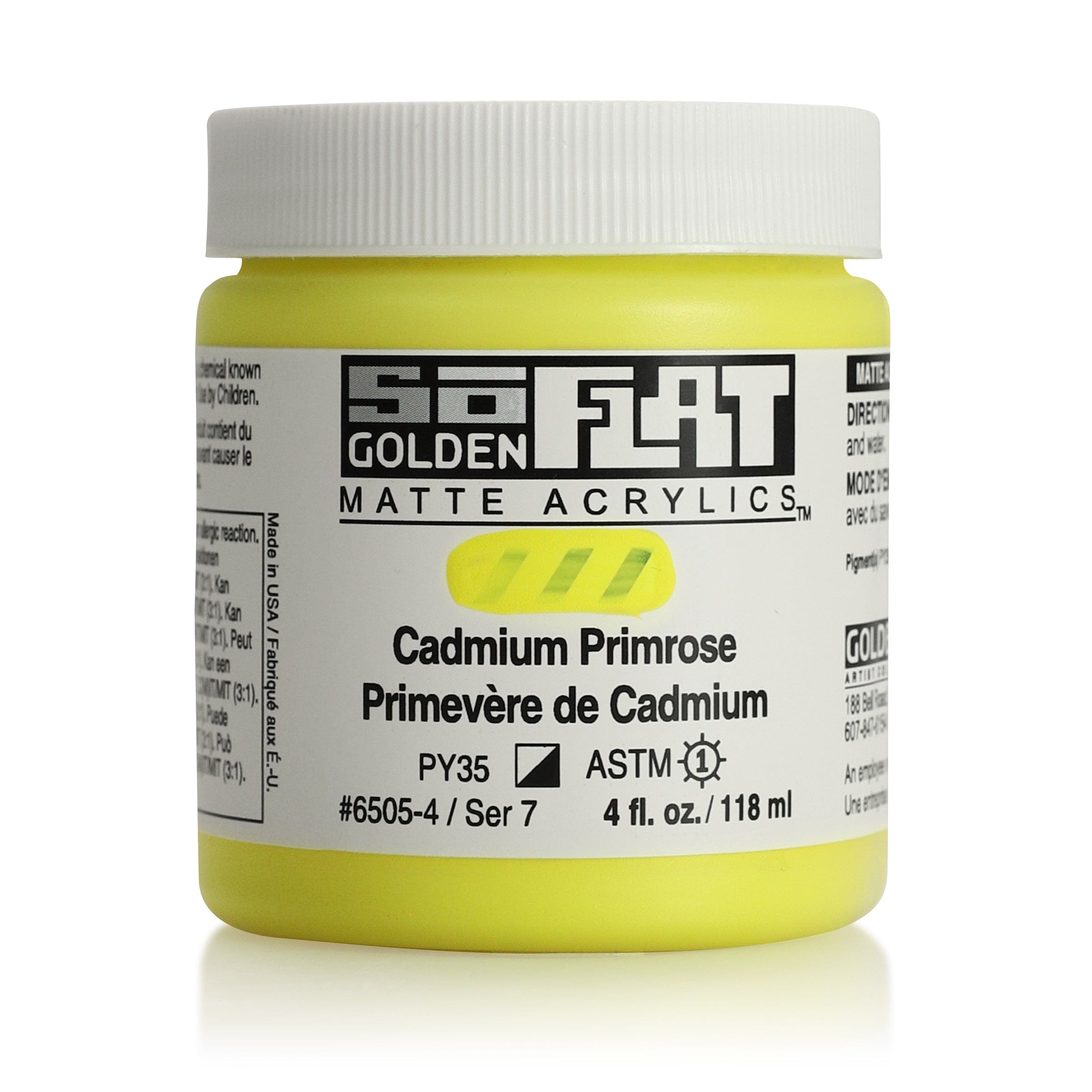 Golden SoFlat 118 ml Cadmium Primrose