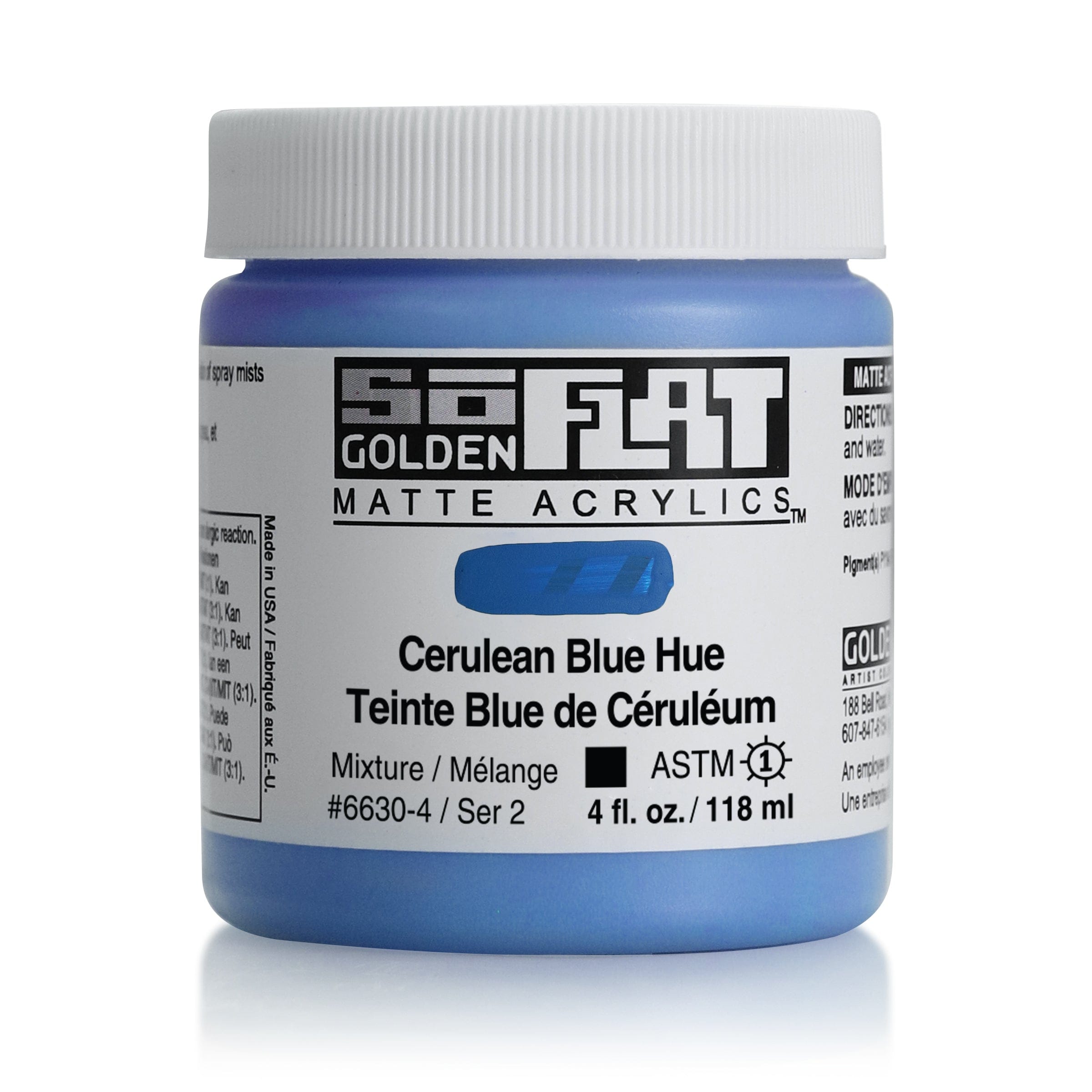 Golden SoFlat 118 ml Cerulean Blue Hue