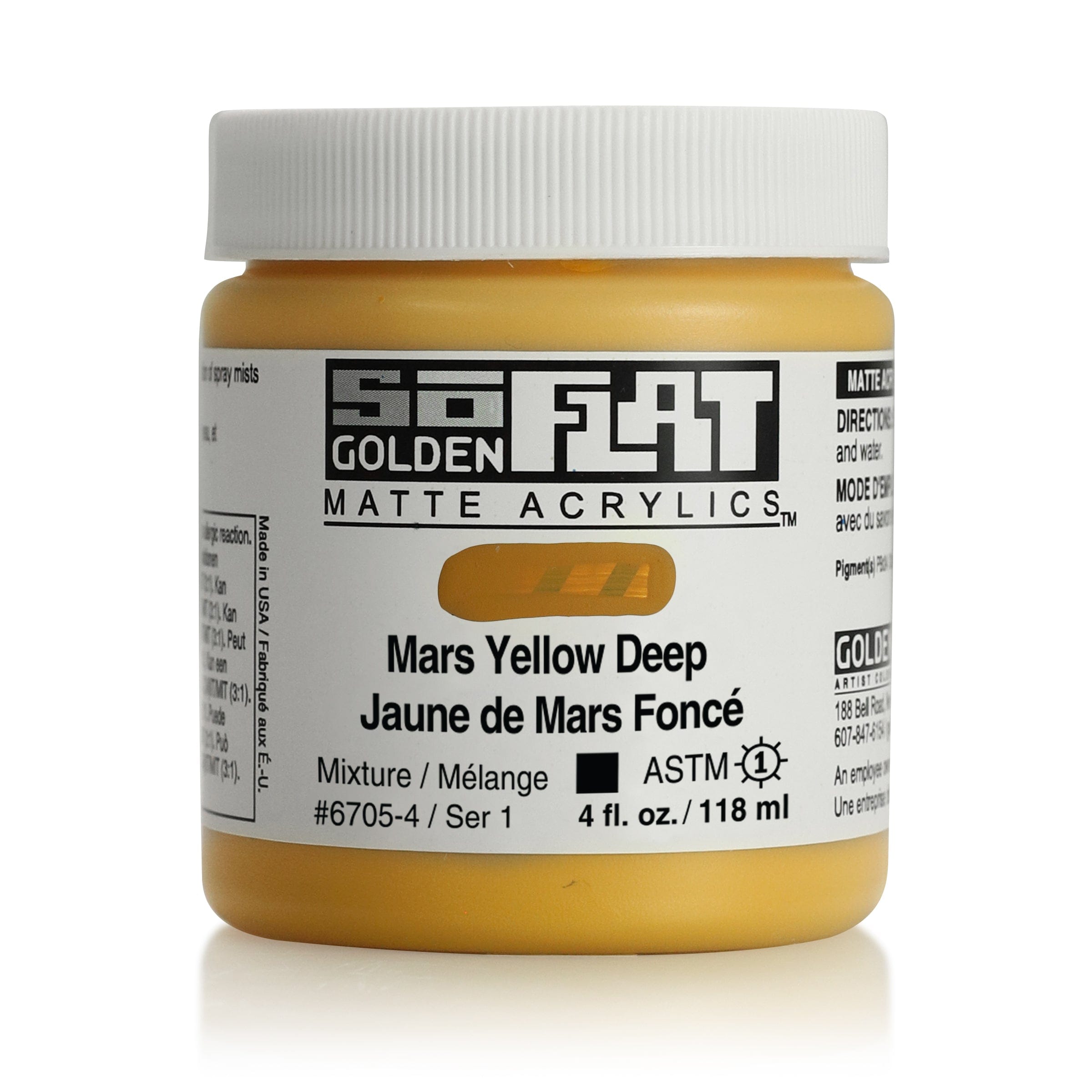 Golden SoFlat 118 ml Mars Yellow Deep