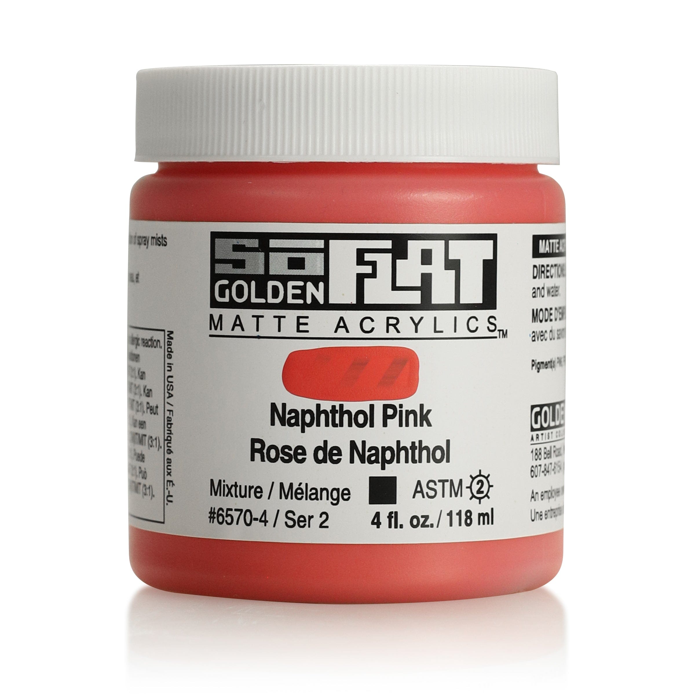 Golden SoFlat 118 ml Naphthol Pink