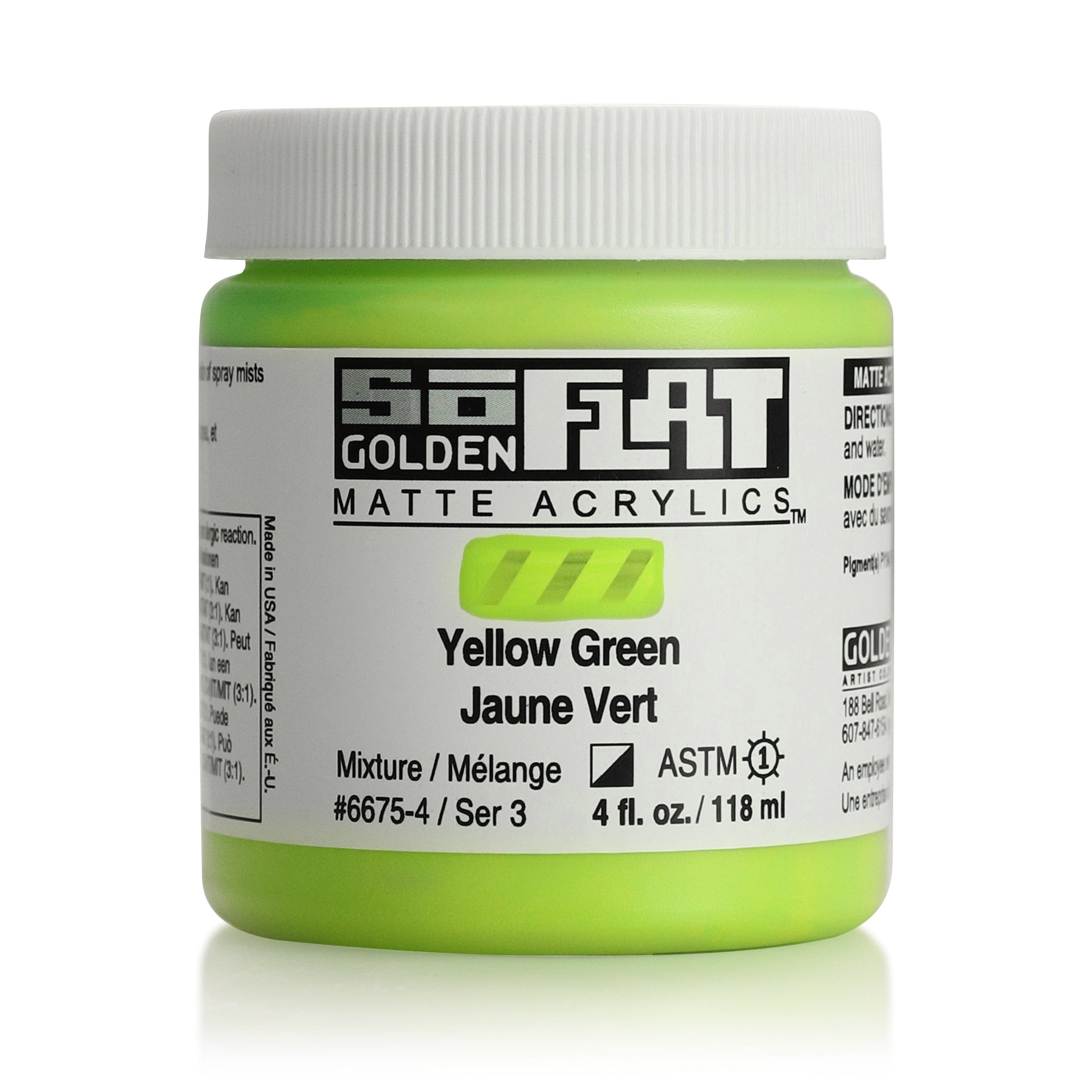 Golden SoFlat 118 ml Yellow Green