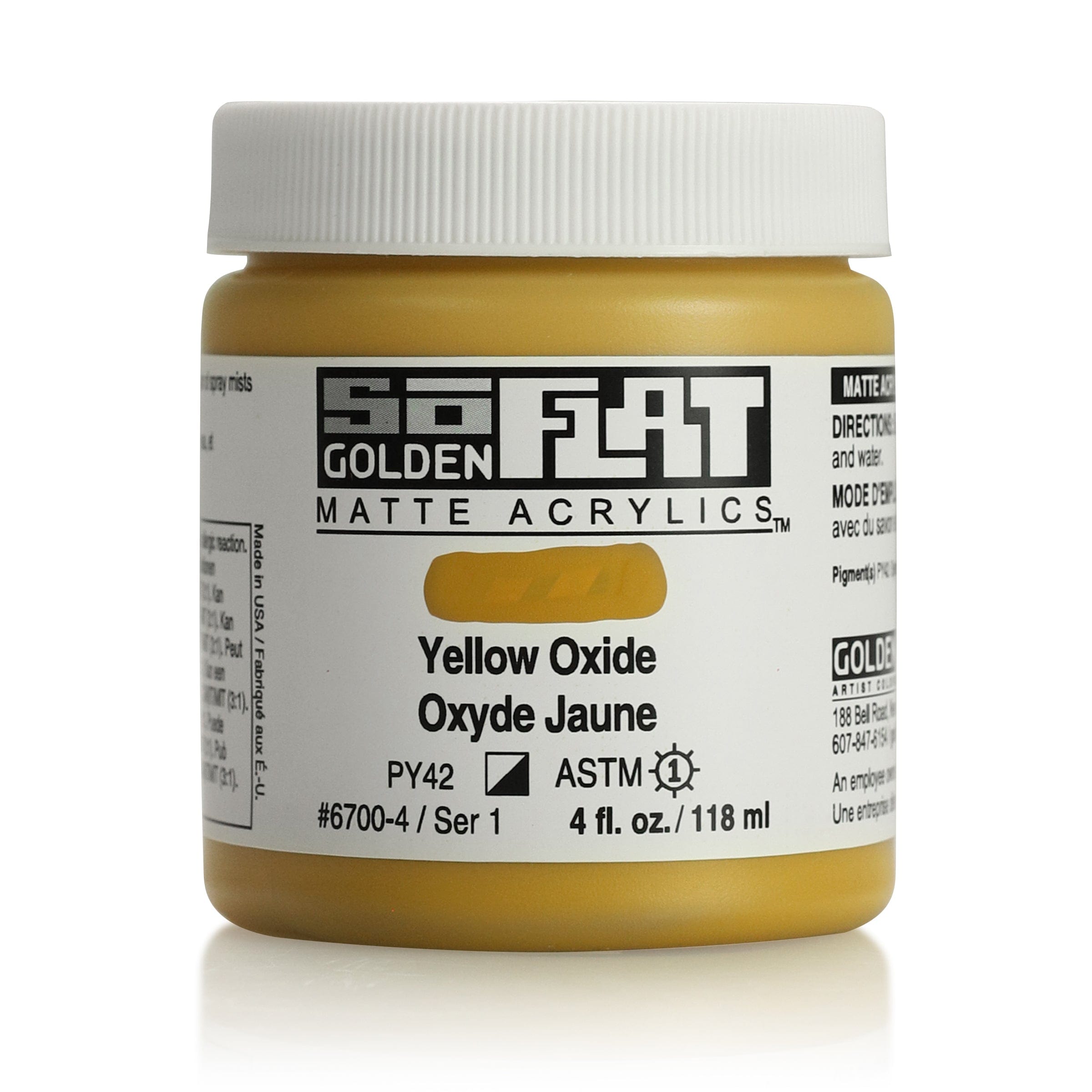 Golden SoFlat 118 ml Yellow Oxide