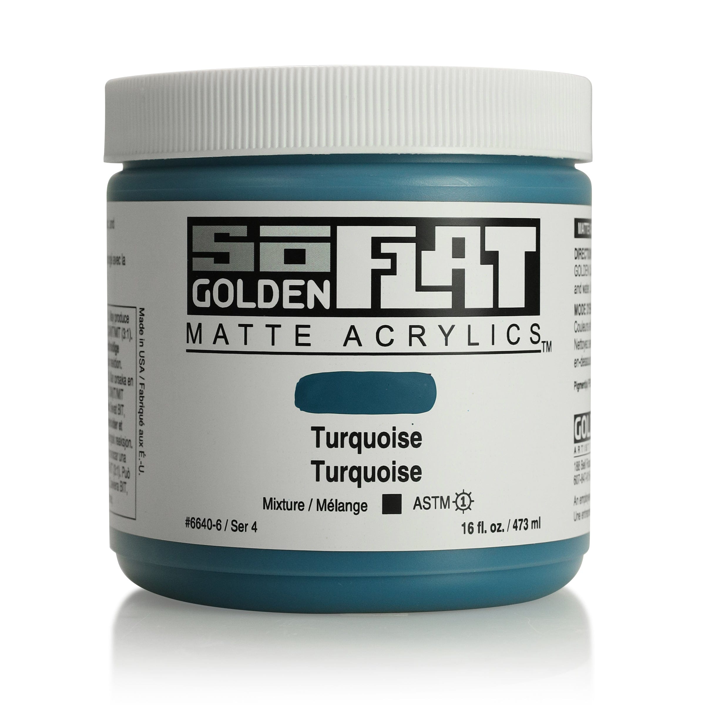 Golden SoFlat 473 ml Turquoise