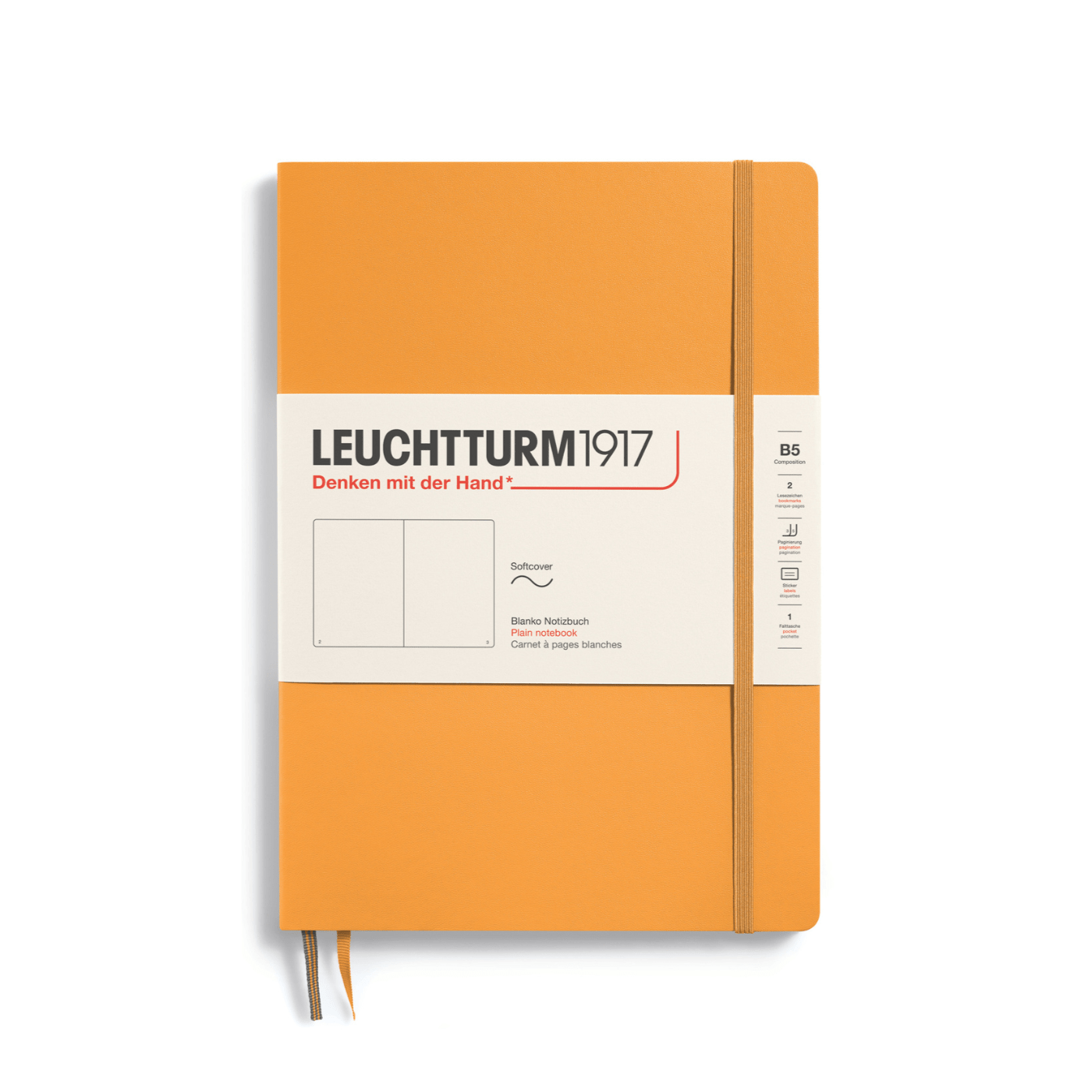 Leuchtturm 1917 Notesbog Leuchtturm1917 Notesbog Softcover B5 121s Blank Rising Sun