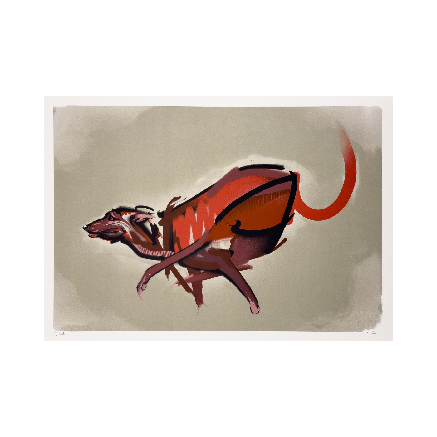 Animal abstract - Greyhound