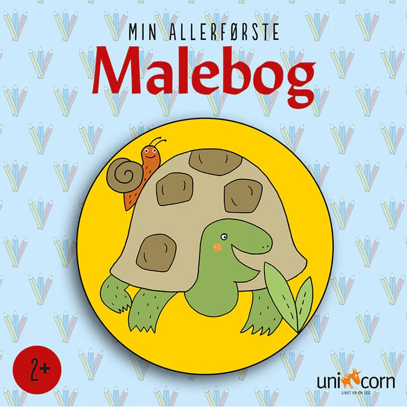 Mandalas Papir Mandalas Min allerførste malebog - Skildpadde