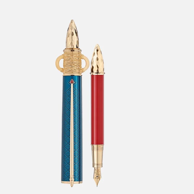 Mont Blanc Montblanc PoA Hommage to Moctezuma Fountain Pen F