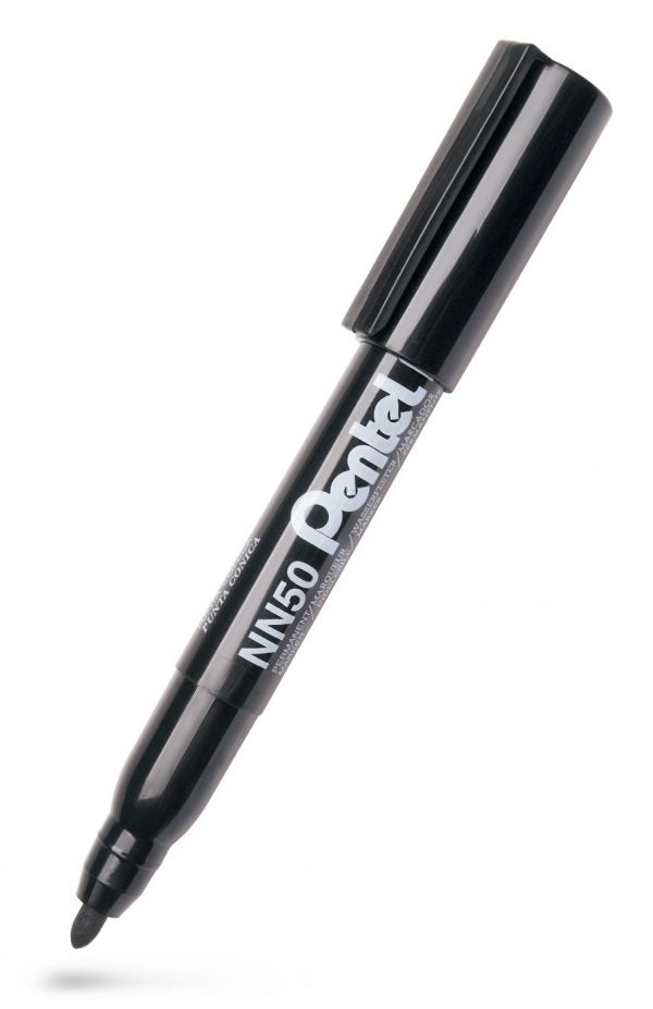 PENTEL Permanent Marker Rund Spids Sort