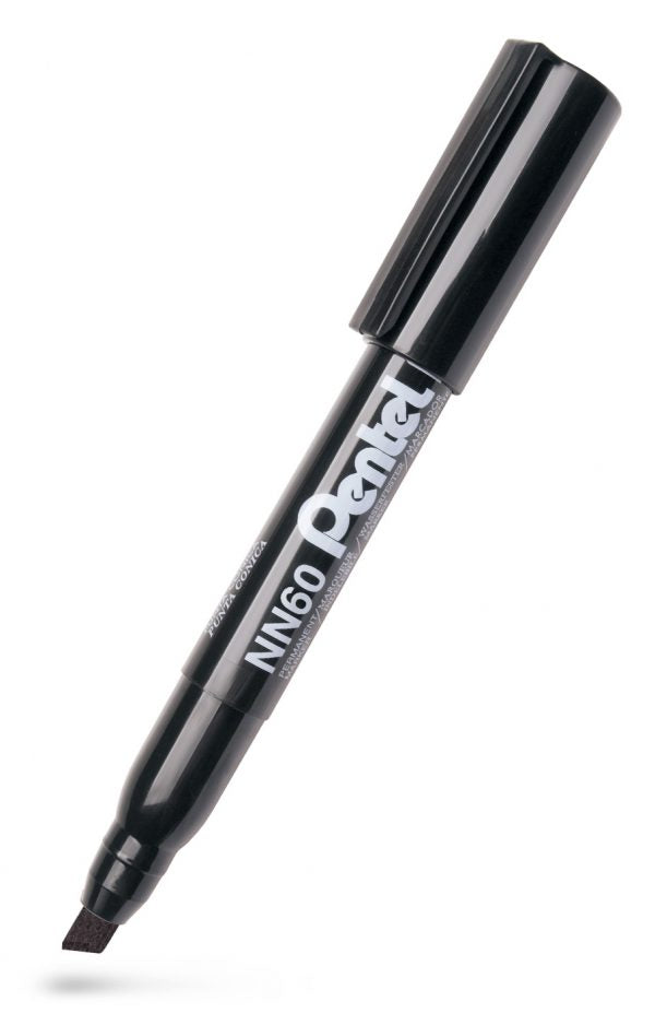 PENTEL Permanent Marker Firkantet Spids Sort