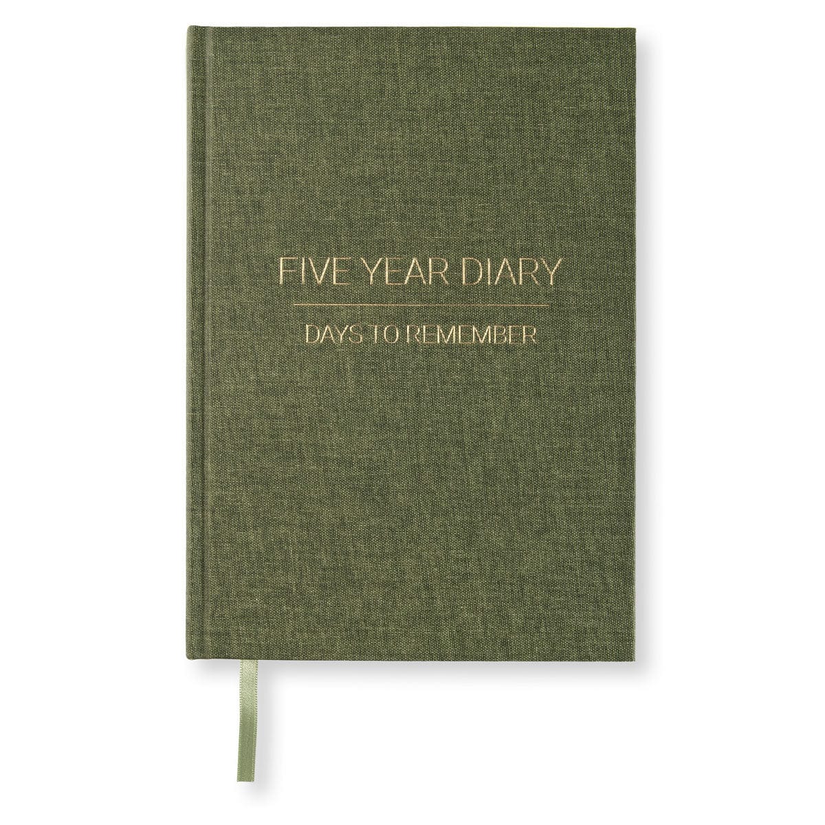 PaperStyle Paperstyle FIVE YEAR DIARY A5 Khaki Green