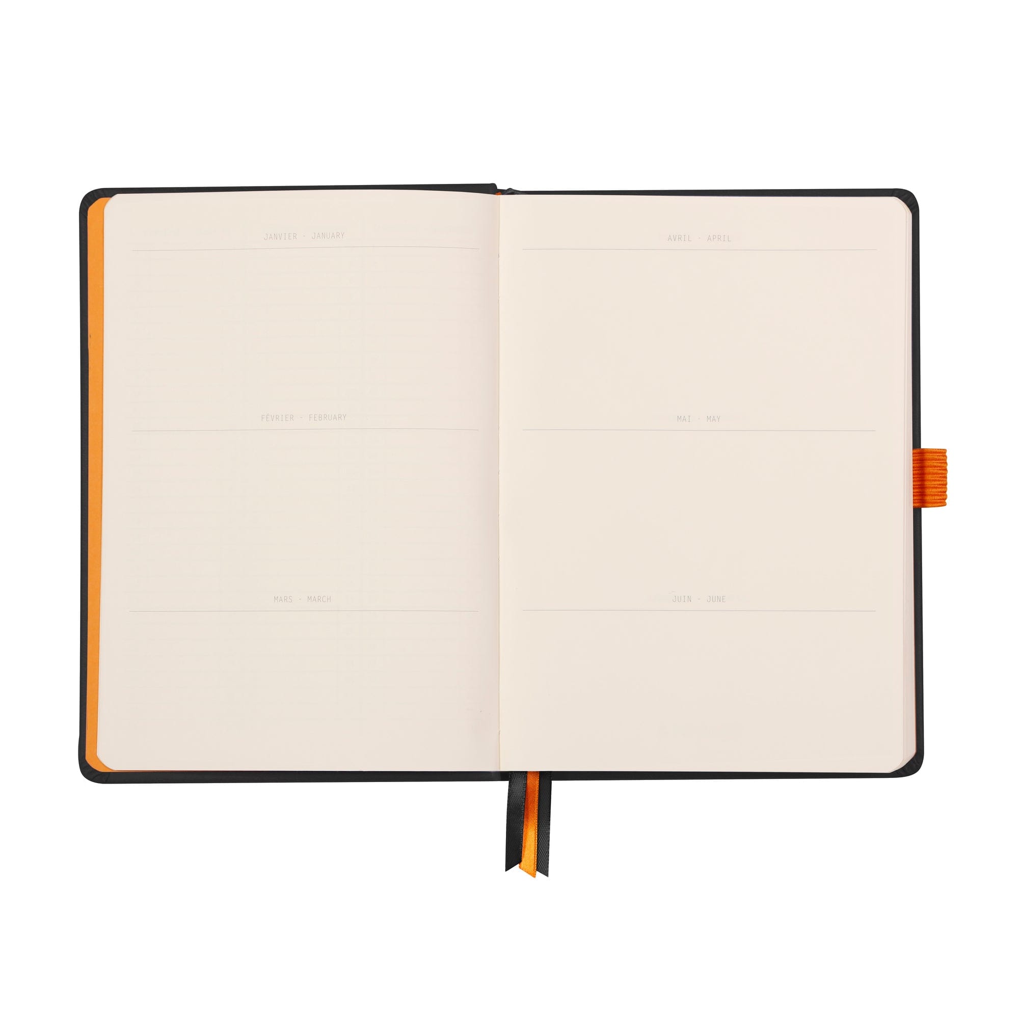 Rhodia Notesbog Rhodiarama hardcover Goalbook BLACK A5 - Ivory