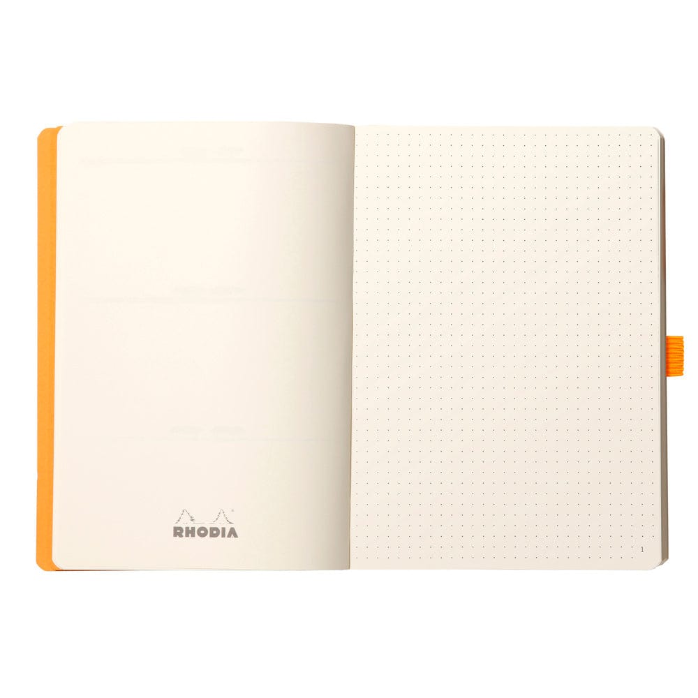 Rhodia Notesbog Rhodiarama softcover Goalbook DAFFODIL A5 - Dott grid