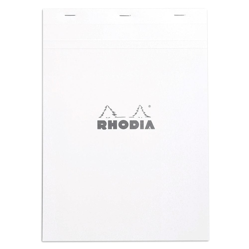 Rhodia Rhodia WHITE head stapled pad N°18 - Linjeret