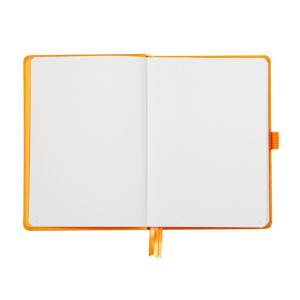 Rhodia Rhodiarama hardcover Goalbook ORANGE A5 - White