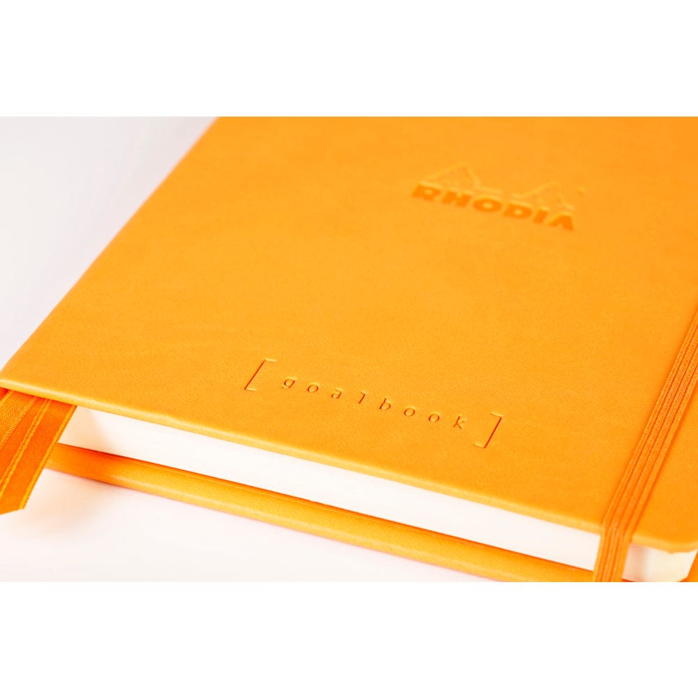 Rhodia Rhodiarama hardcover Goalbook ORANGE A5 - White