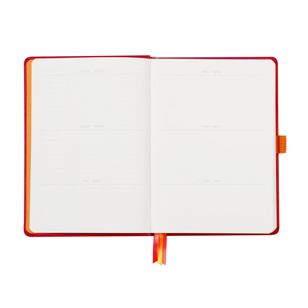 Rhodia Rhodiarama hardcover Goalbook POPPY A5 - White