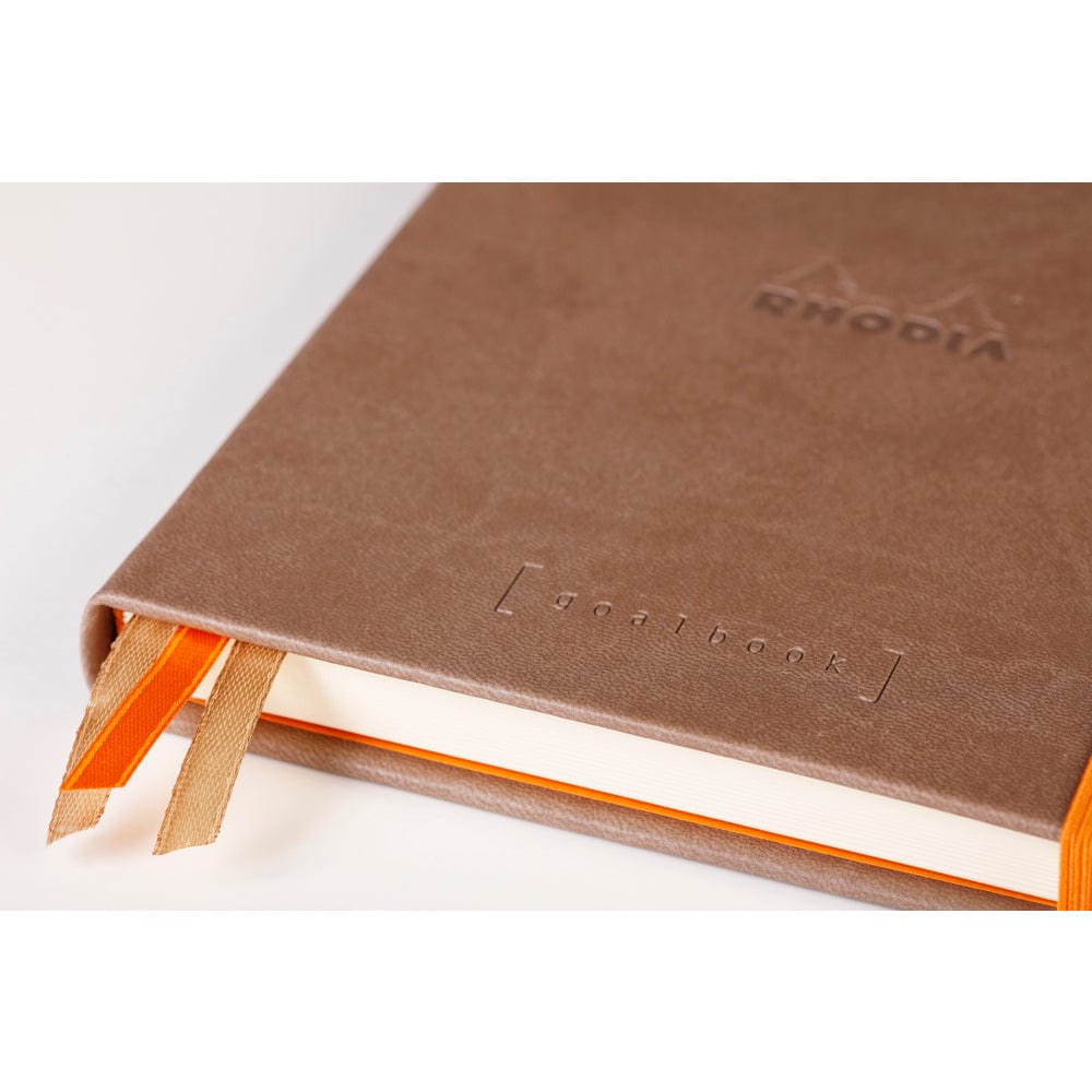 Rhodia Rhodiarama hardcover Goalbook TAUPE A5 - White