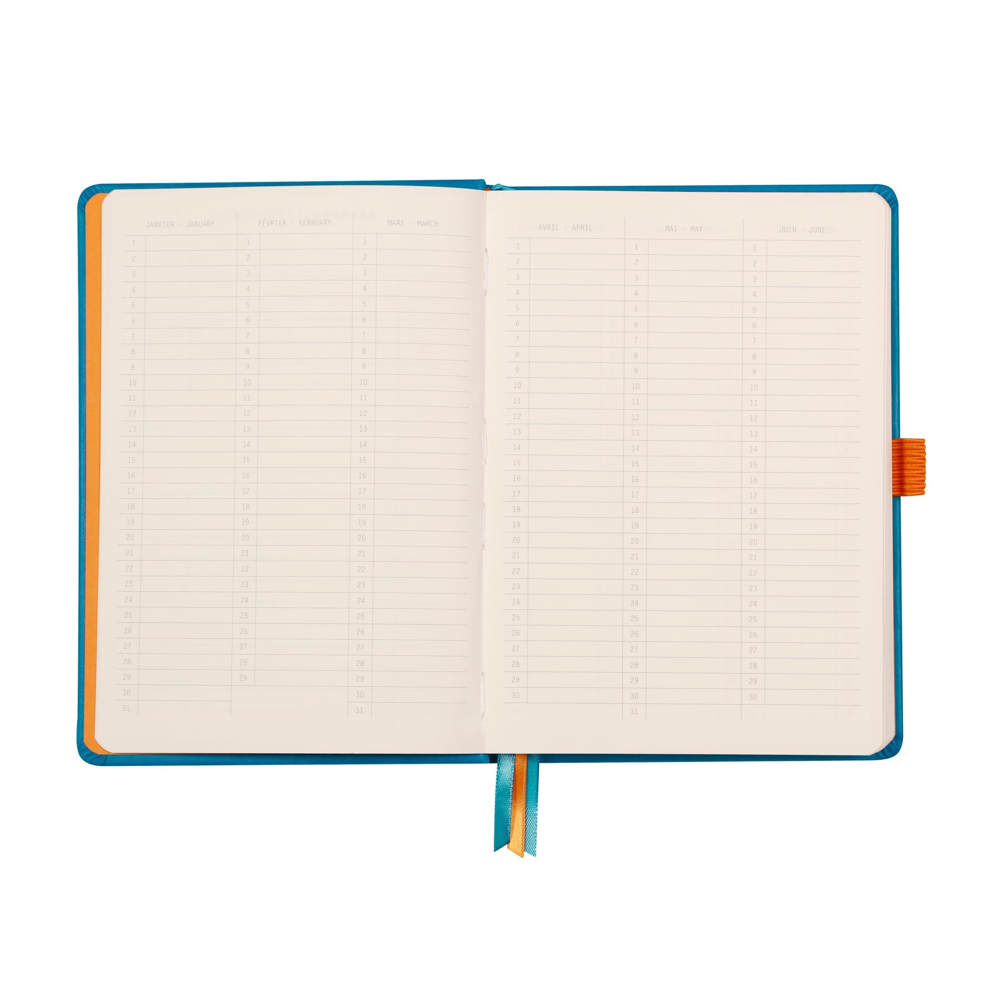 Rhodia Rhodiarama hardcover Goalbook TURQUOISE A5 - Ivory