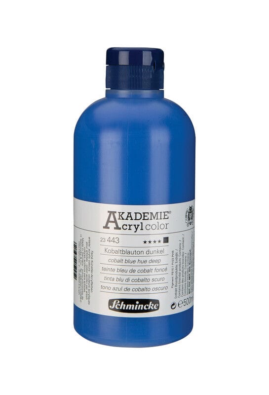 Schmincke Akademie Akryl 500ml Cobalt Blue Hue Deep