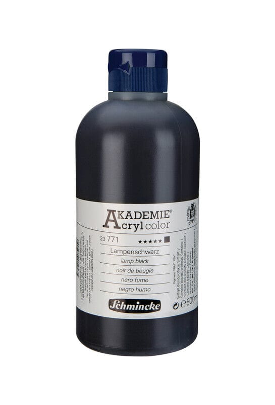 Schmincke Akademie Akryl 500ml Lamp Black