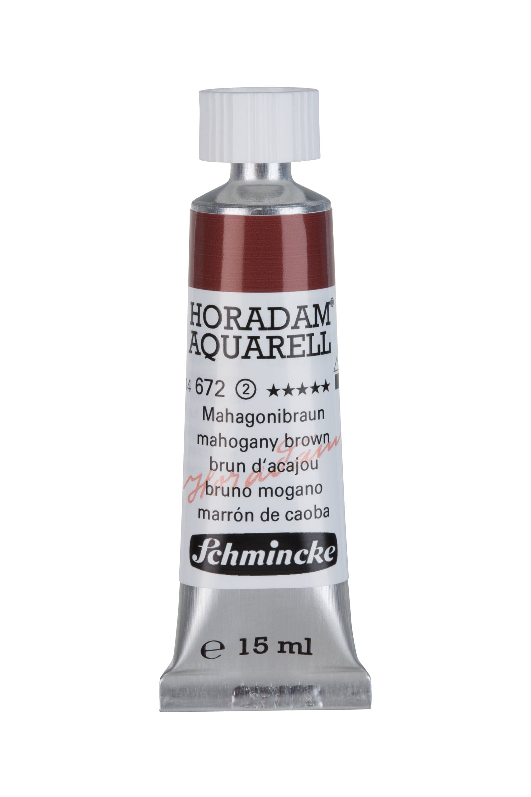 Schmincke Akvarelmaling 15ml Mahogany Brown