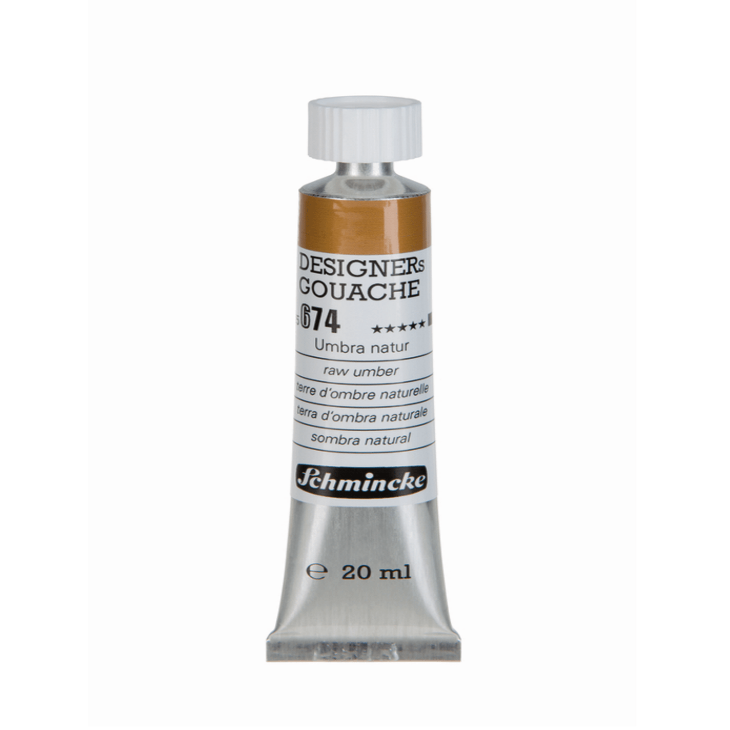 Schmincke Designer gouache 20ml Raw Umber