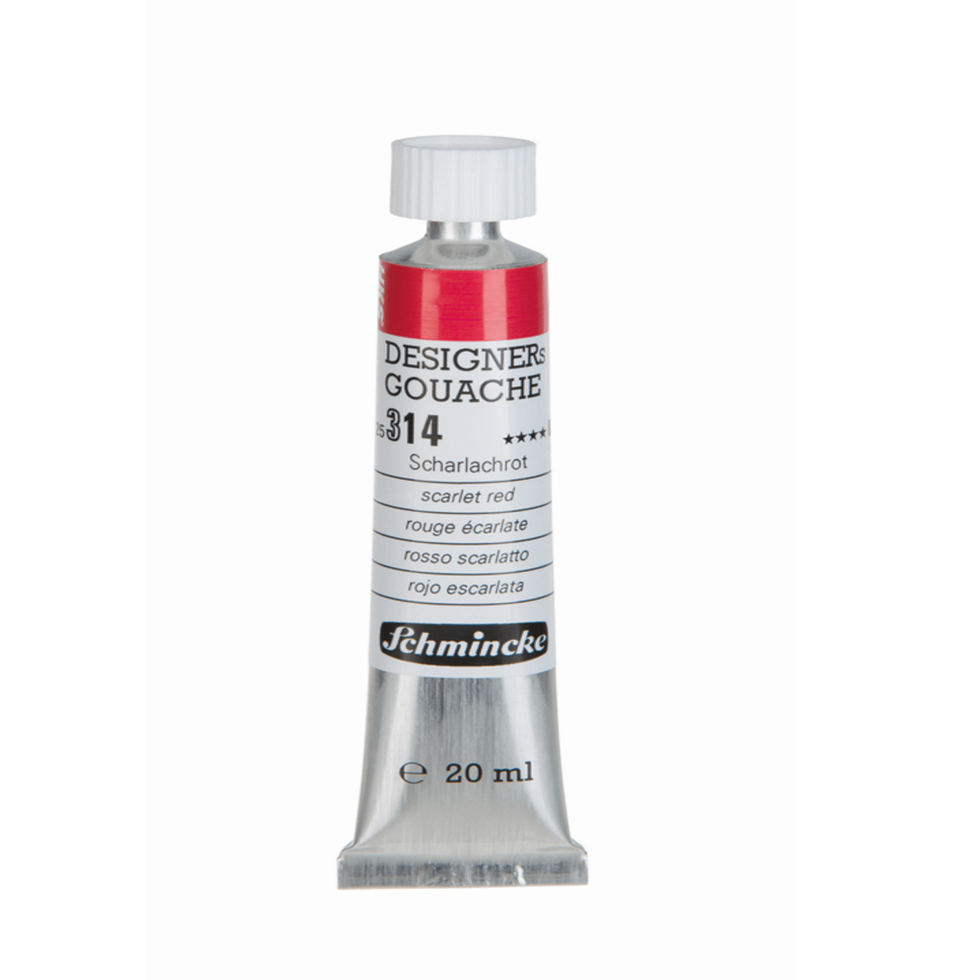 Schmincke Designer gouache 20ml Scarlet Red