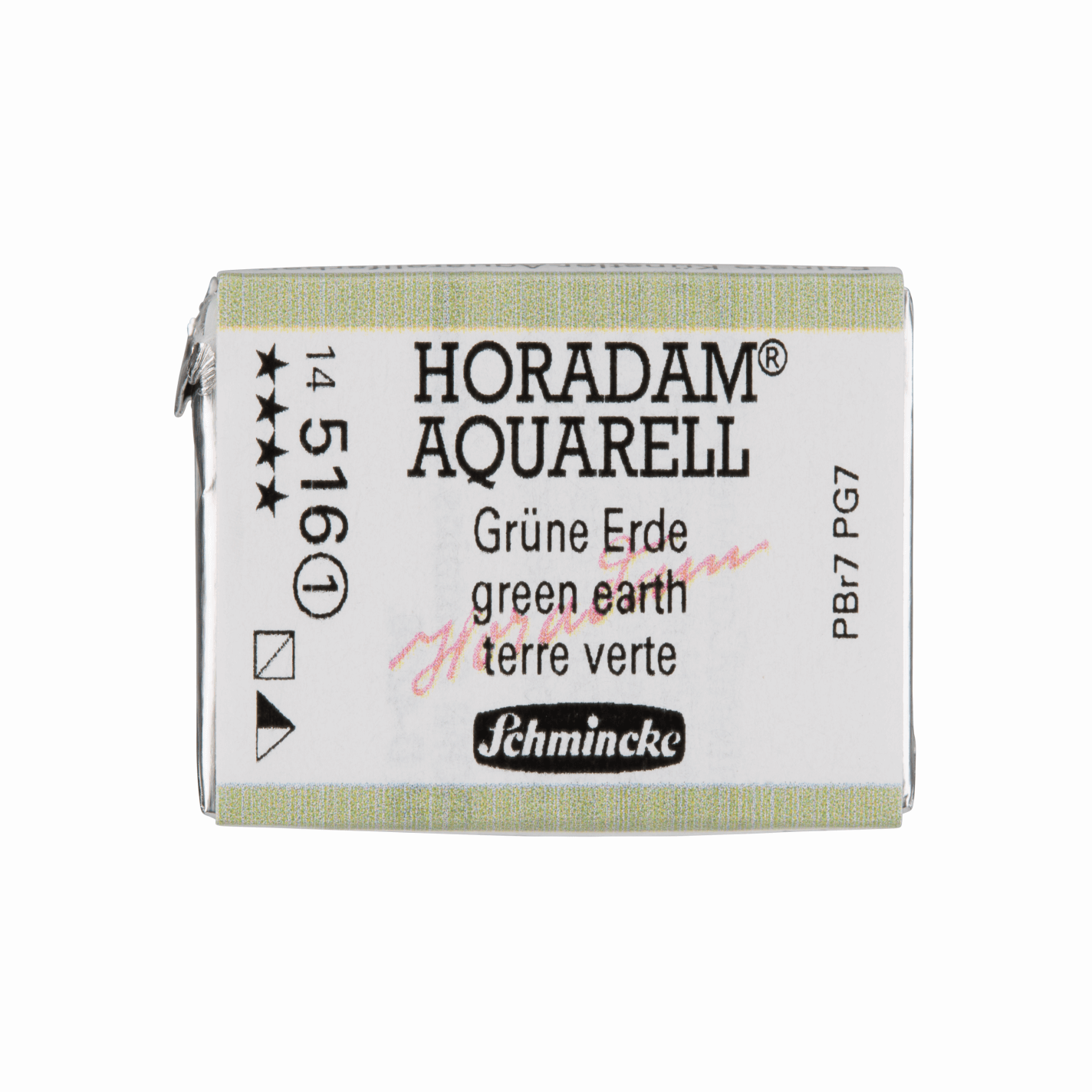 Schmincke Horadam Aquarell pans 1/1 pan Green Earth