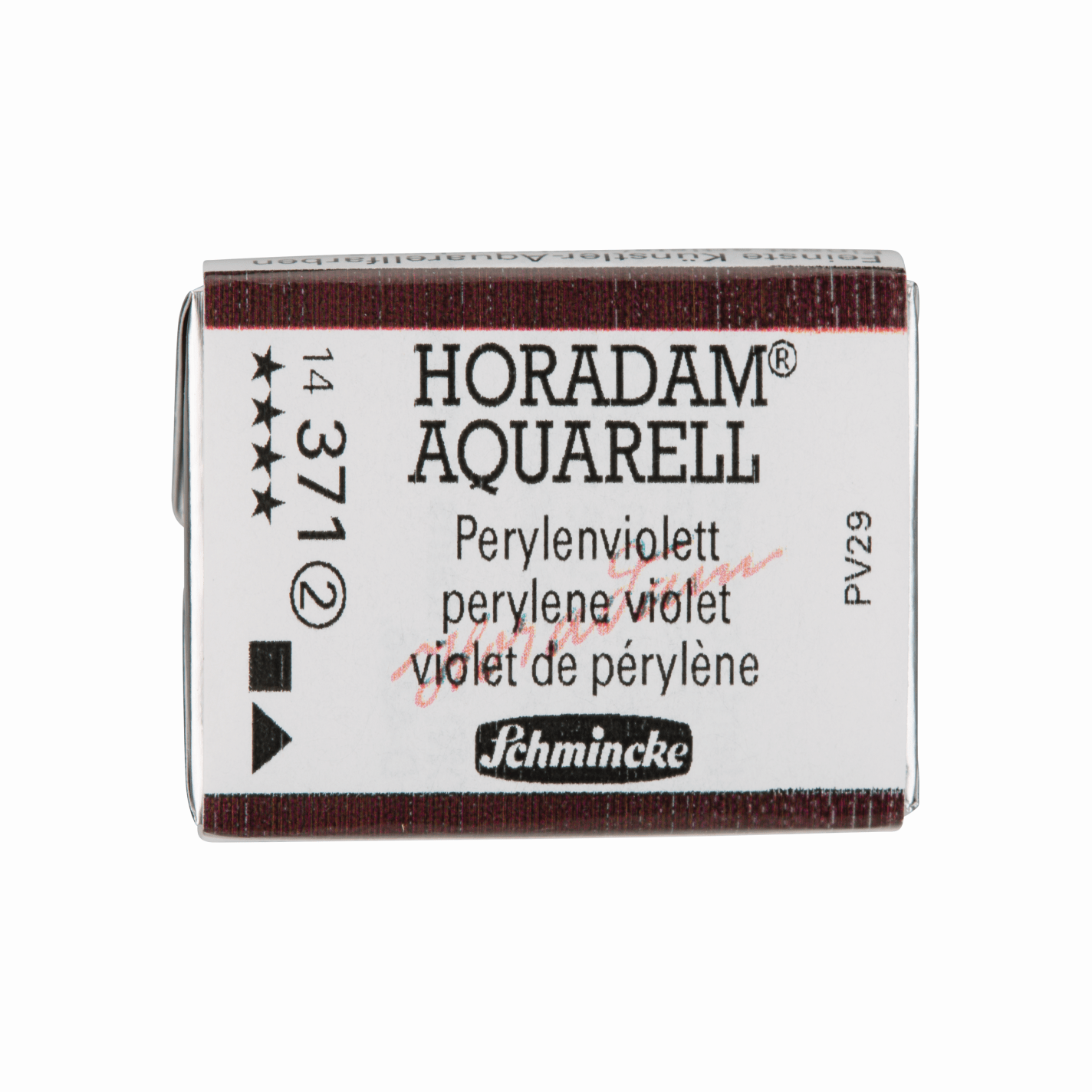 Schmincke Horadam Aquarell pans 1/1 pan Perylene Violet