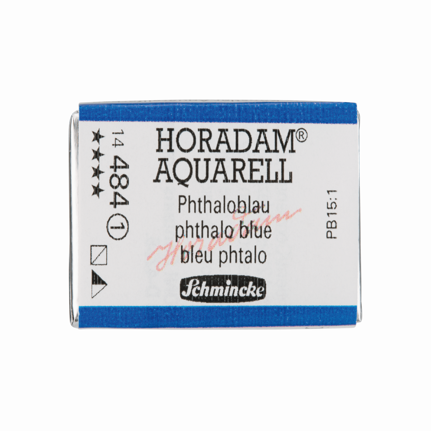 Schmincke Horadam Aquarell pans 1/1 pan Phthalo Blue