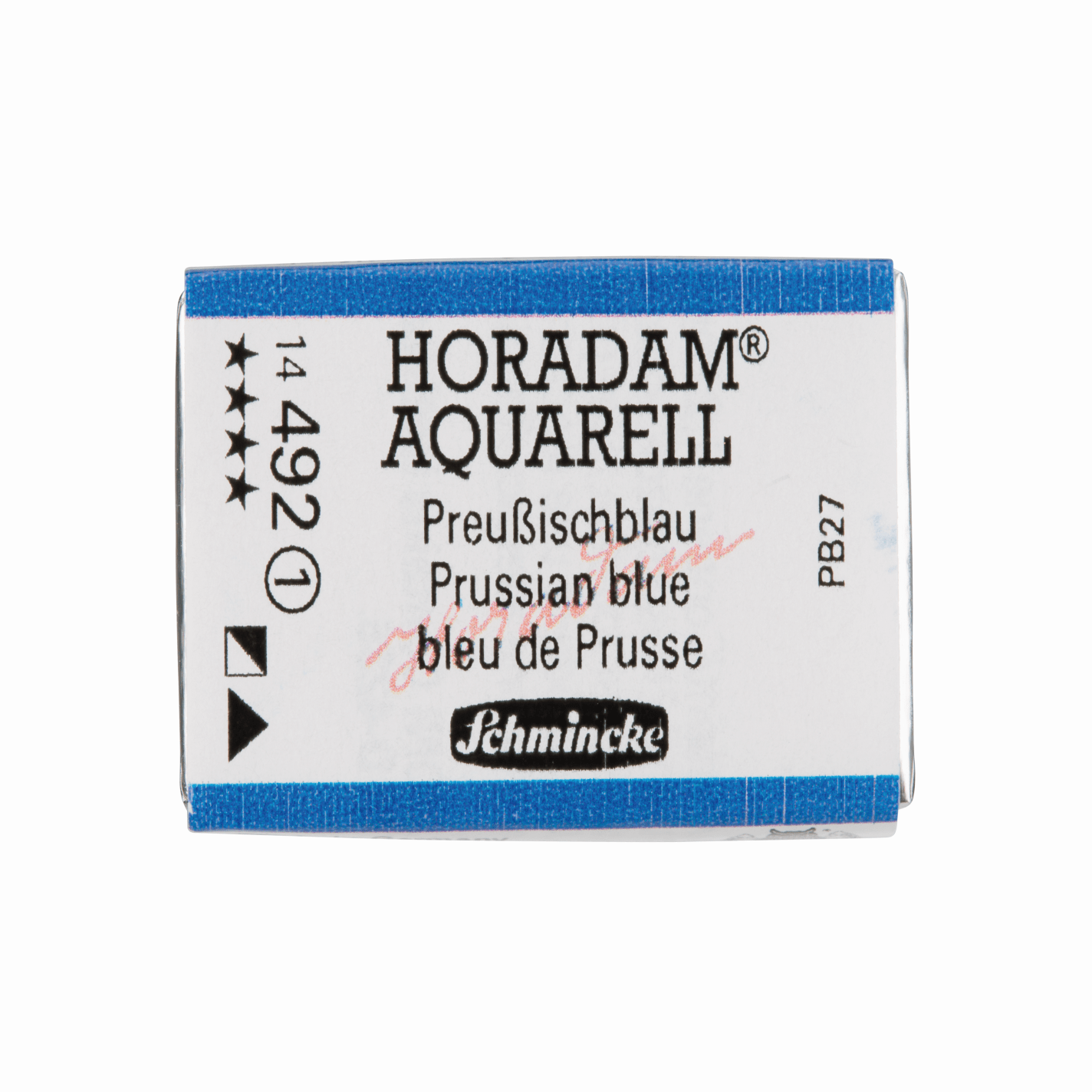 Schmincke Horadam Aquarell pans 1/1 pan Prussian Blue