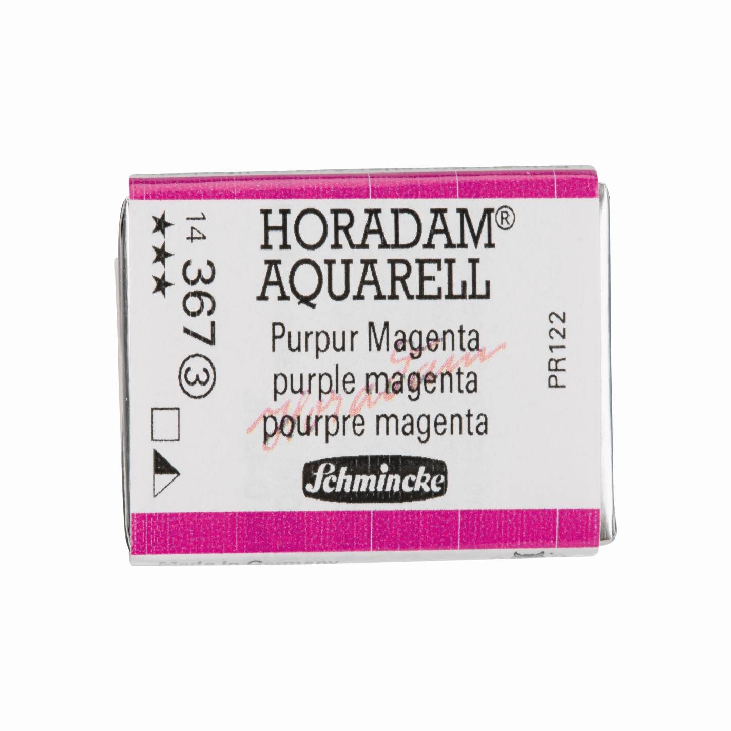 Schmincke Horadam Aquarell pans 1/1 pan Purple Magenta