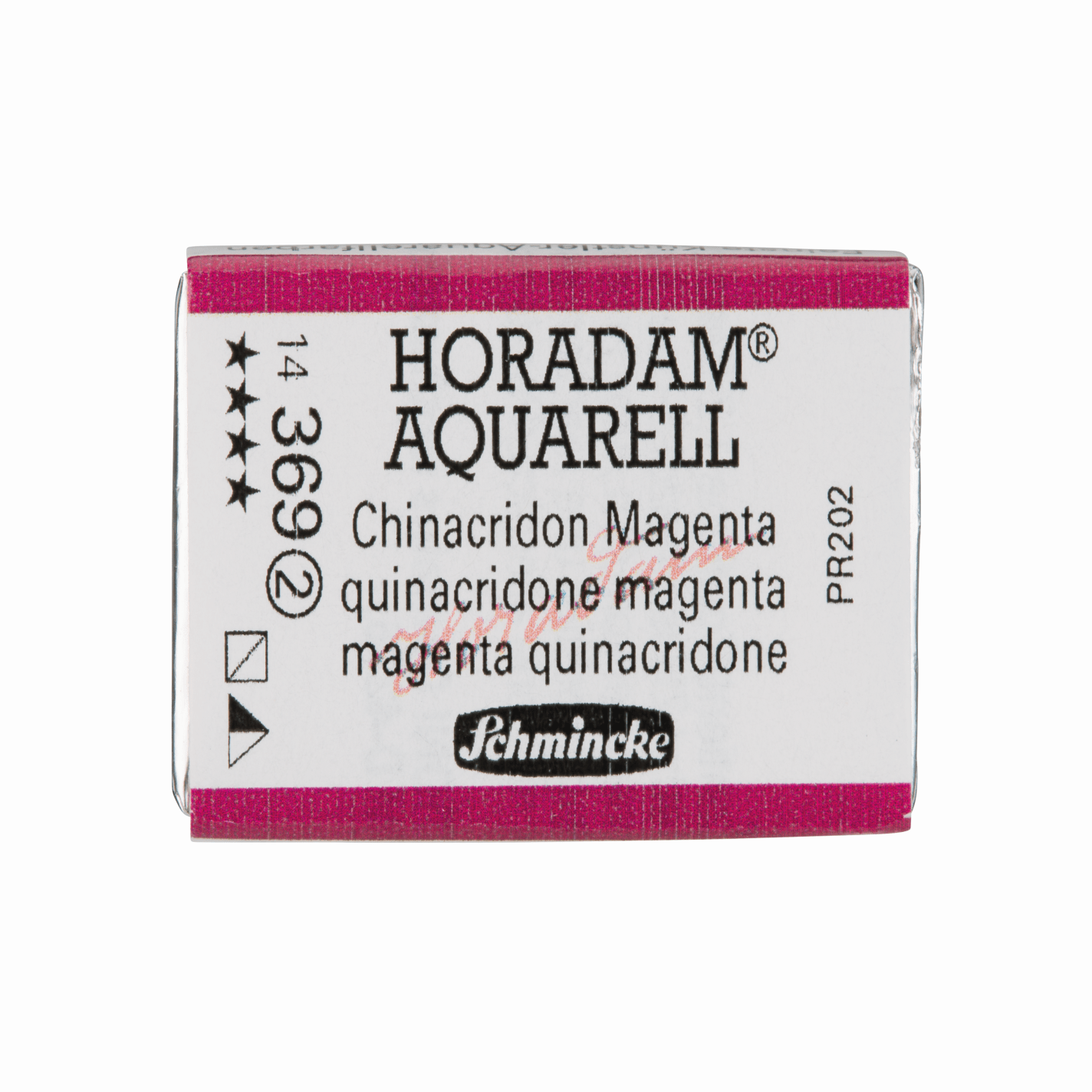 Schmincke Horadam Aquarell pans 1/1 pan Quinacridone Magenta