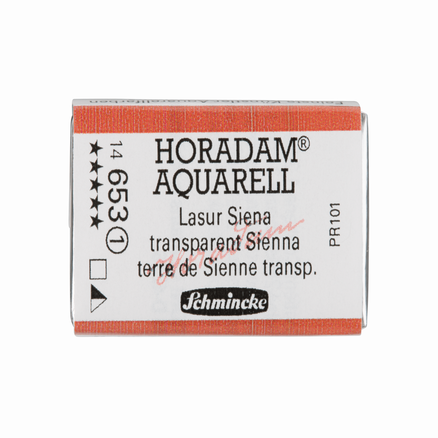 Schmincke Horadam Aquarell pans 1/1 pan Transparent Sienna