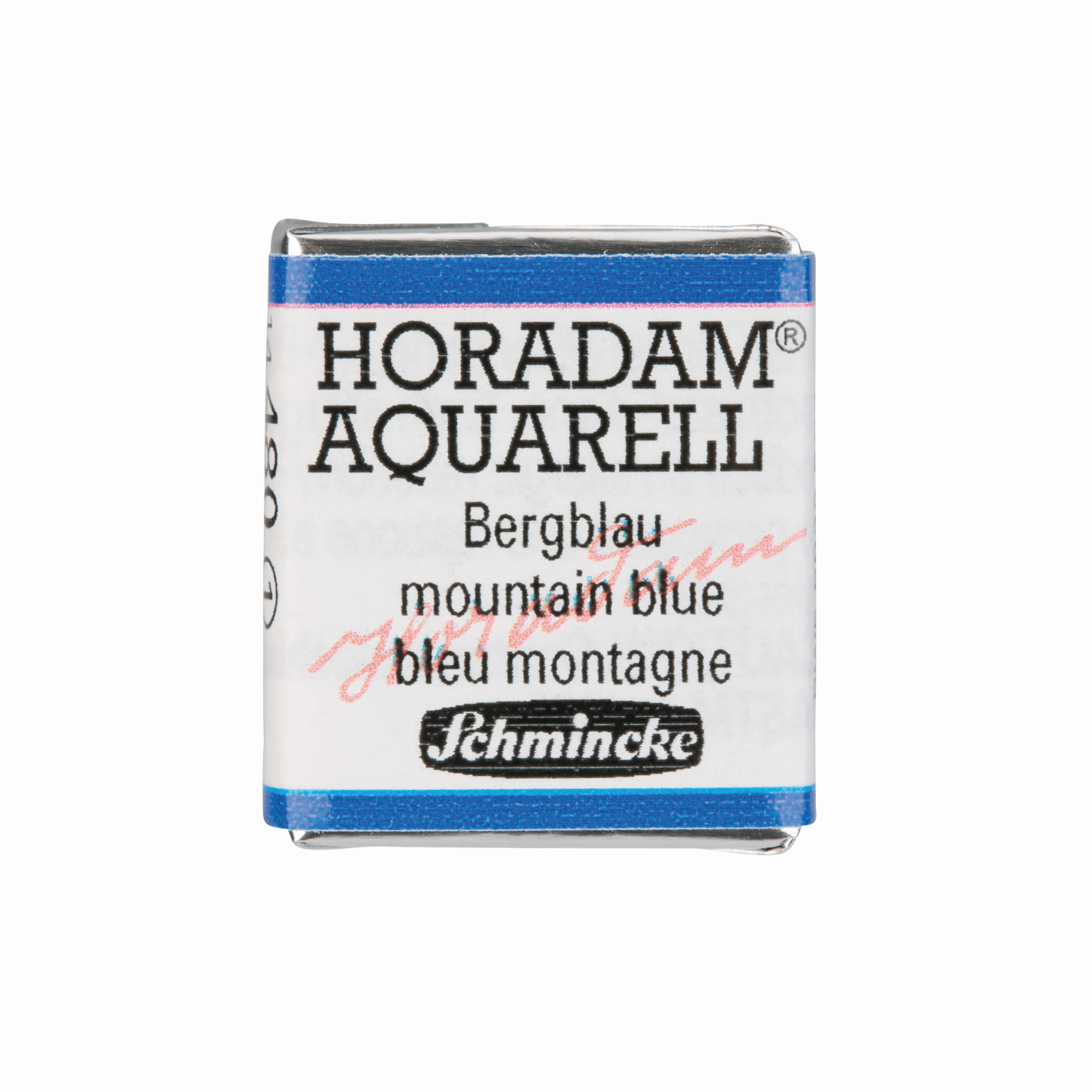 Schmincke Horadam Aquarell pans 1/2 pan Mountain Blue