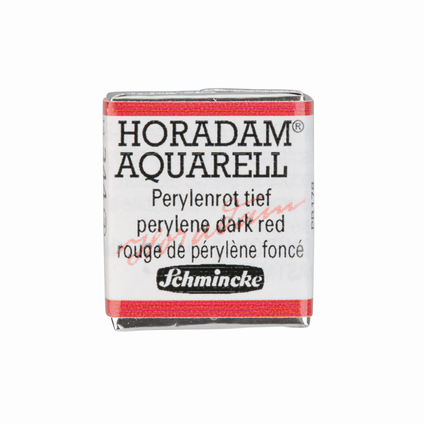 Schmincke Horadam Aquarell pans 1/2 pan Perylene Dark Red