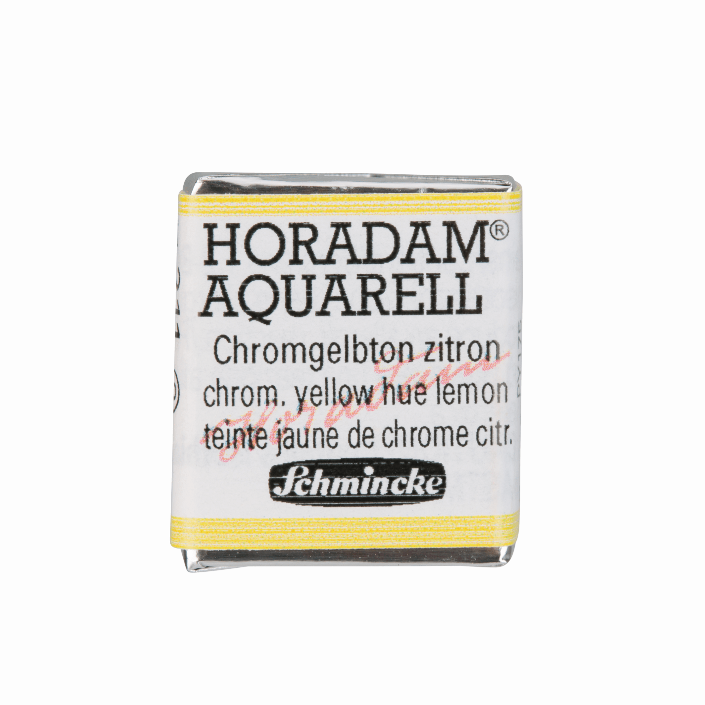 Schmincke Horadam Aquarell pans 1/2 pan Yellow Hue Lemon